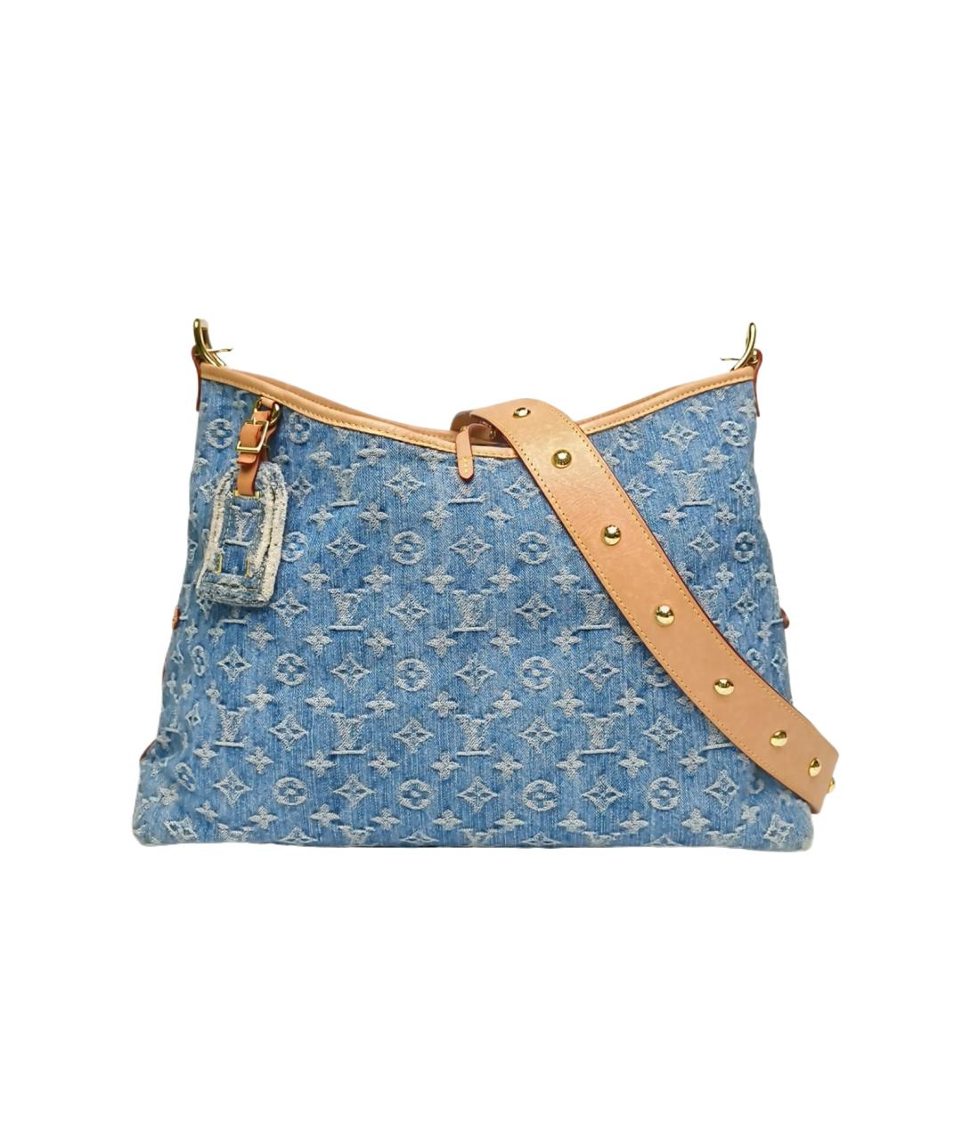 LOUIS VUITTON Синяя деним сумка через плечо, фото 9