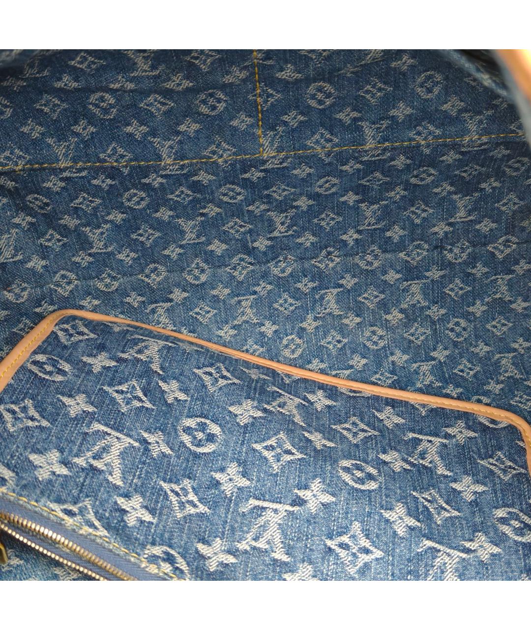 LOUIS VUITTON Синяя деним сумка через плечо, фото 8