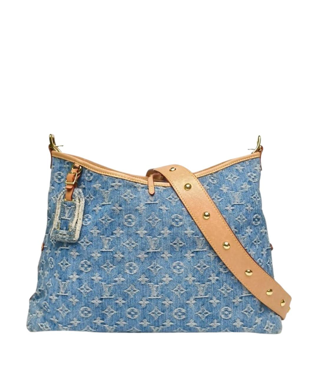 LOUIS VUITTON Синяя деним сумка через плечо, фото 1