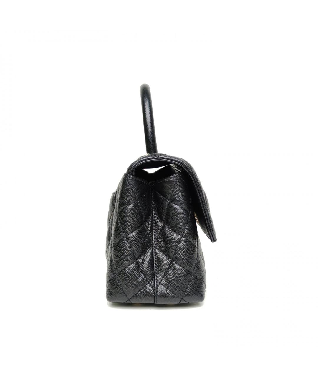 CHANEL Черная кожаная сумка через плечо, фото 5