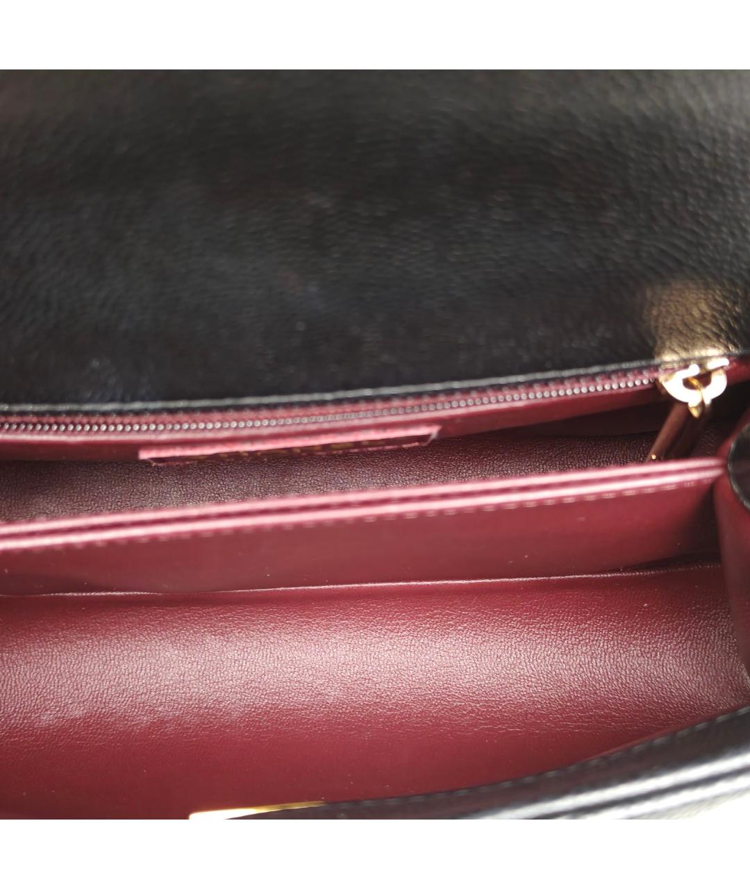 CHANEL Черная кожаная сумка через плечо, фото 7