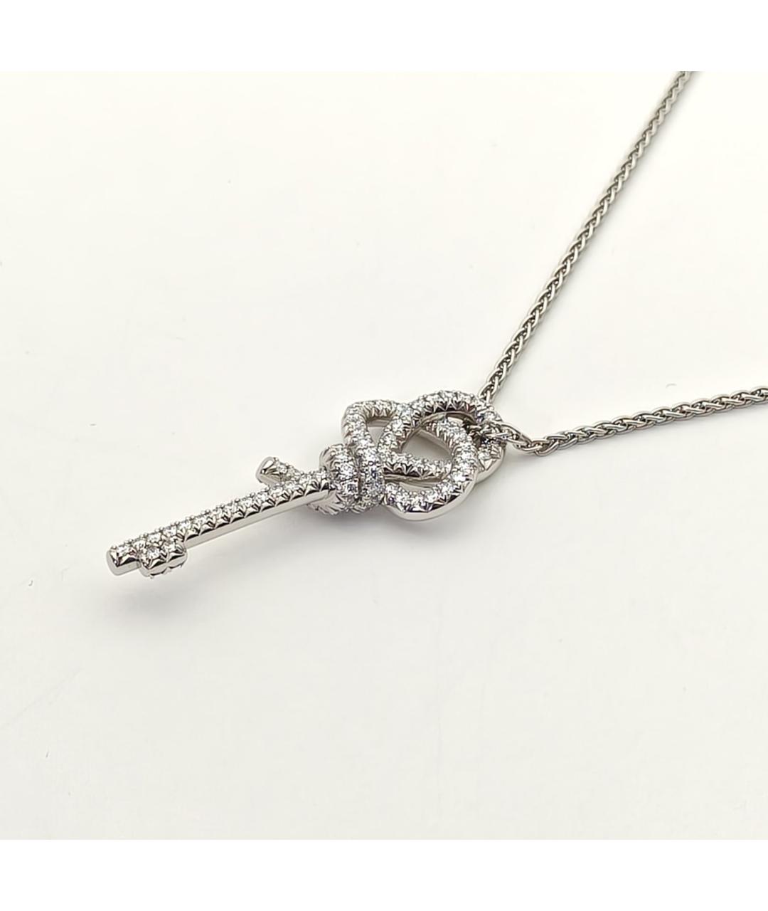 TIFFANY&CO Серебряное платиновое колье, фото 5