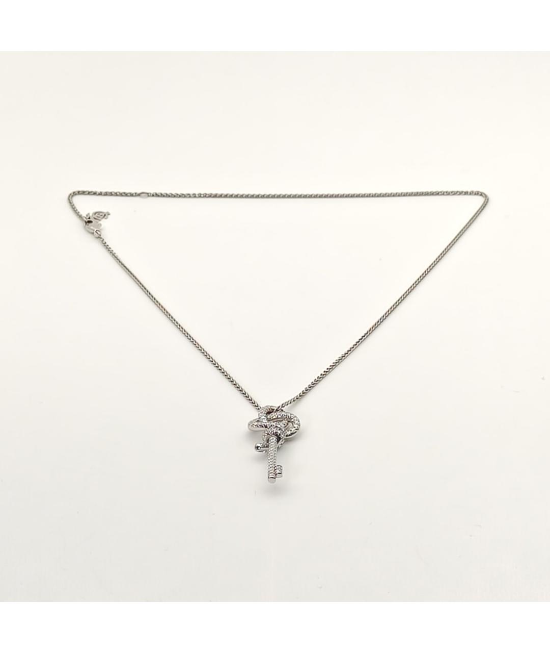 TIFFANY&CO Серебряное платиновое колье, фото 8