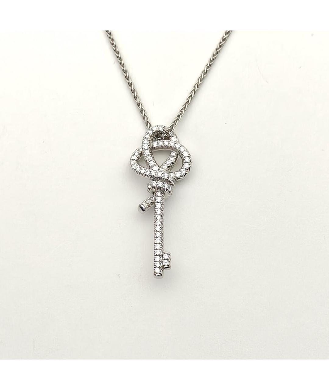 TIFFANY&CO Серебряное платиновое колье, фото 3