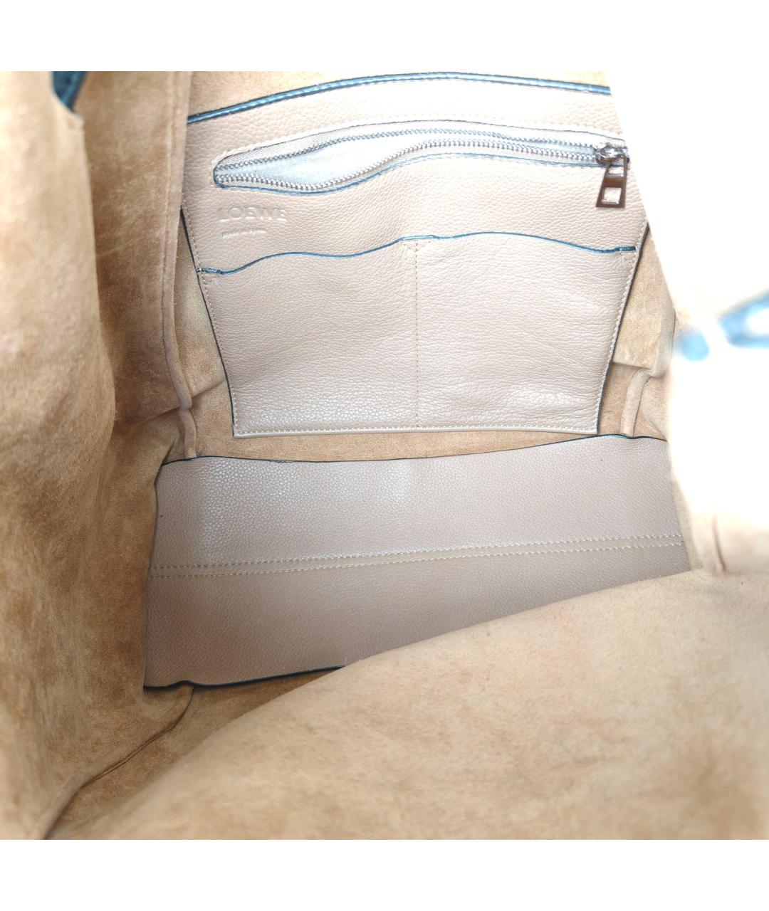 LOEWE Бежевая сумка через плечо, фото 7