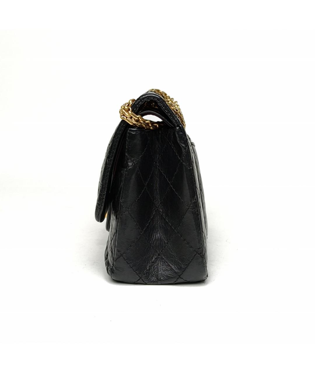 CHANEL Черная кожаная сумка через плечо, фото 3