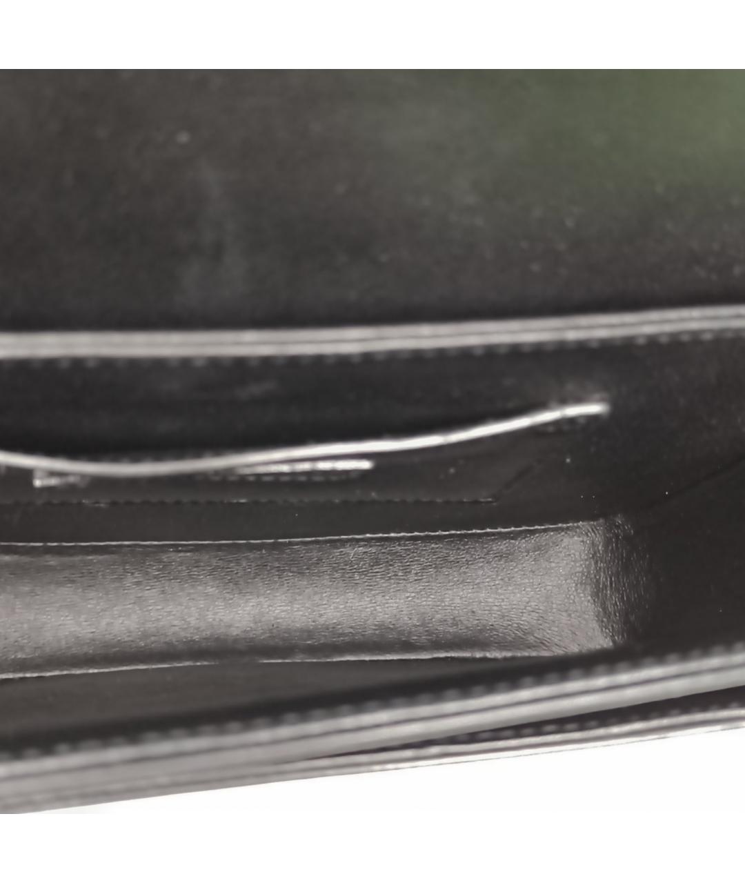 SAINT LAURENT Черная кожаная сумка через плечо, фото 7