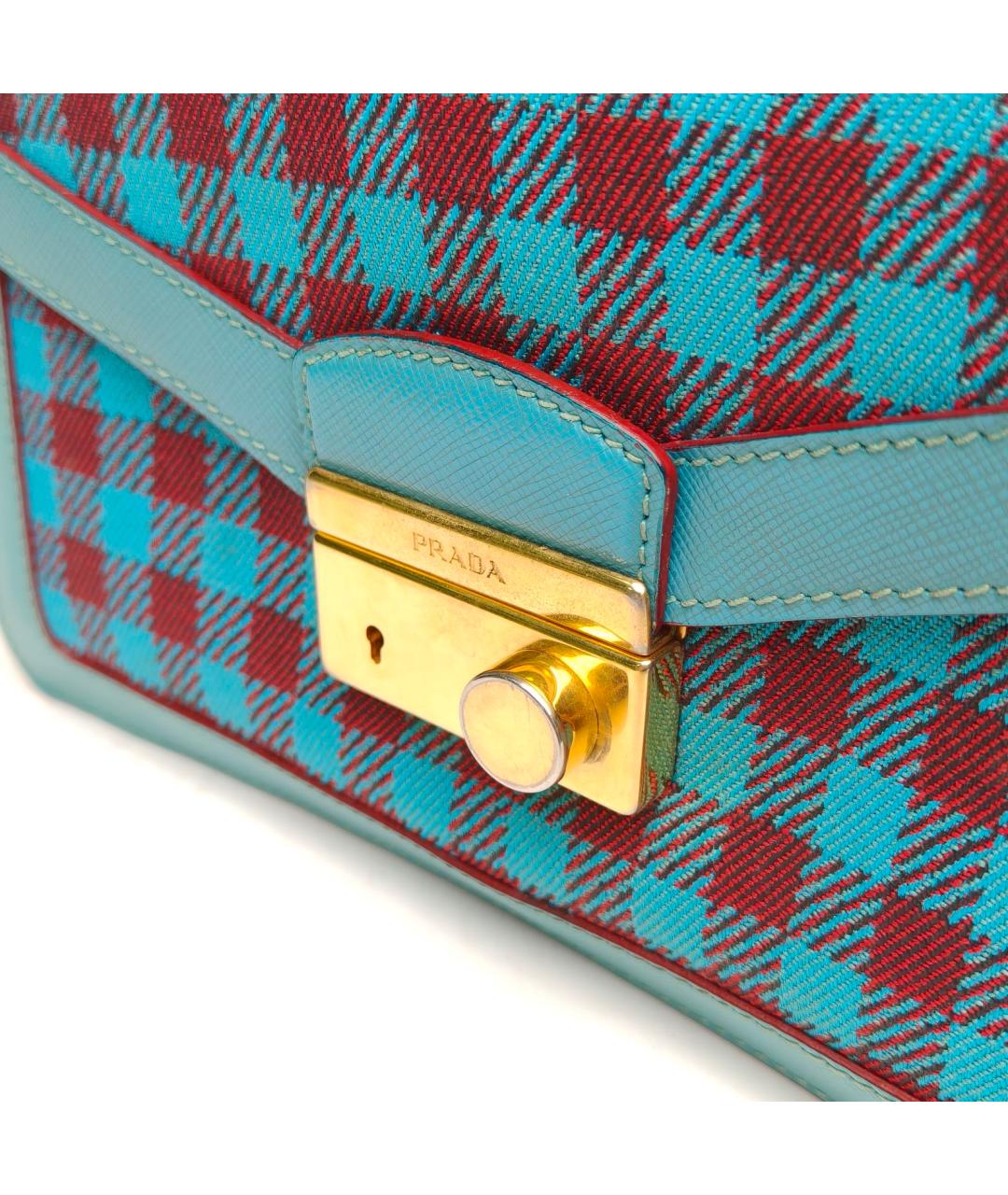 PRADA Бирюзовая сумка через плечо, фото 7