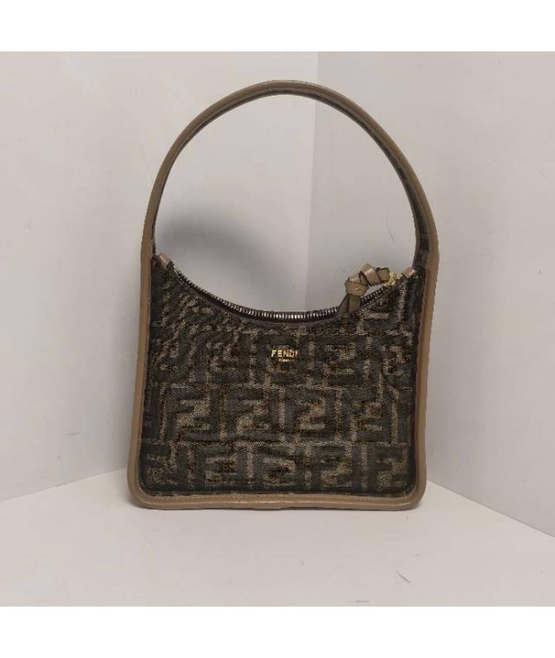 FENDI Коричневая сумка через плечо, фото 9