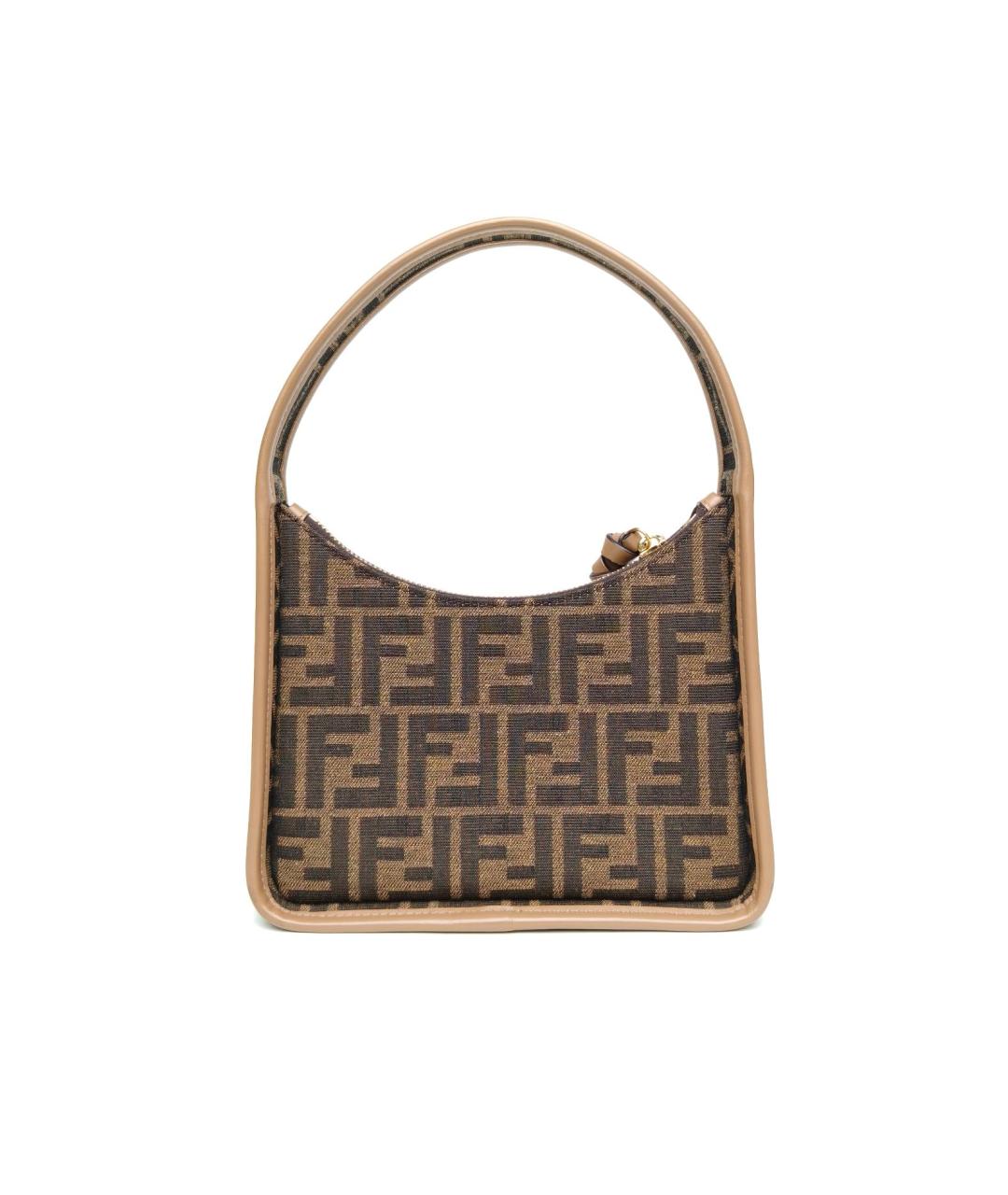 FENDI Коричневая сумка через плечо, фото 4