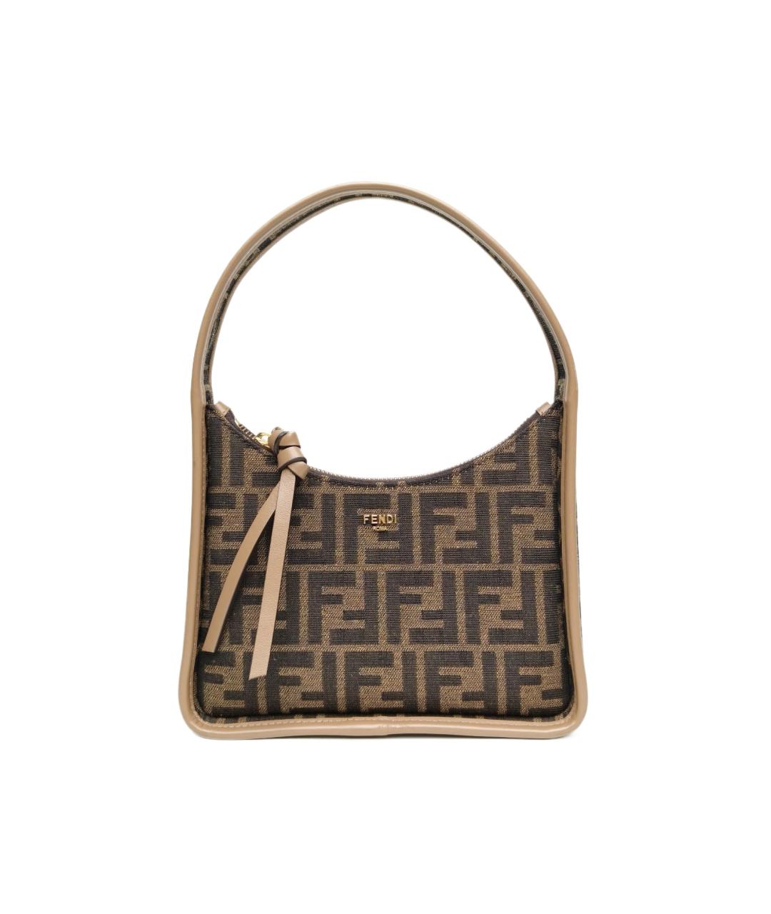 FENDI Коричневая сумка через плечо, фото 10