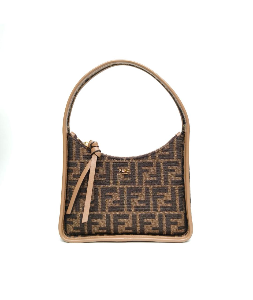 FENDI Коричневая сумка через плечо, фото 2