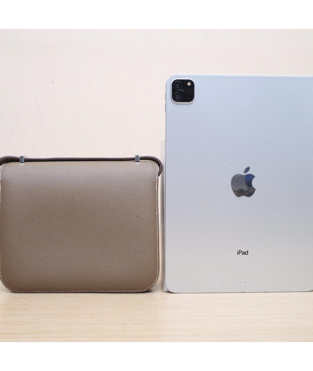 HERMES Коричневая кожаная сумка через плечо, фото 6