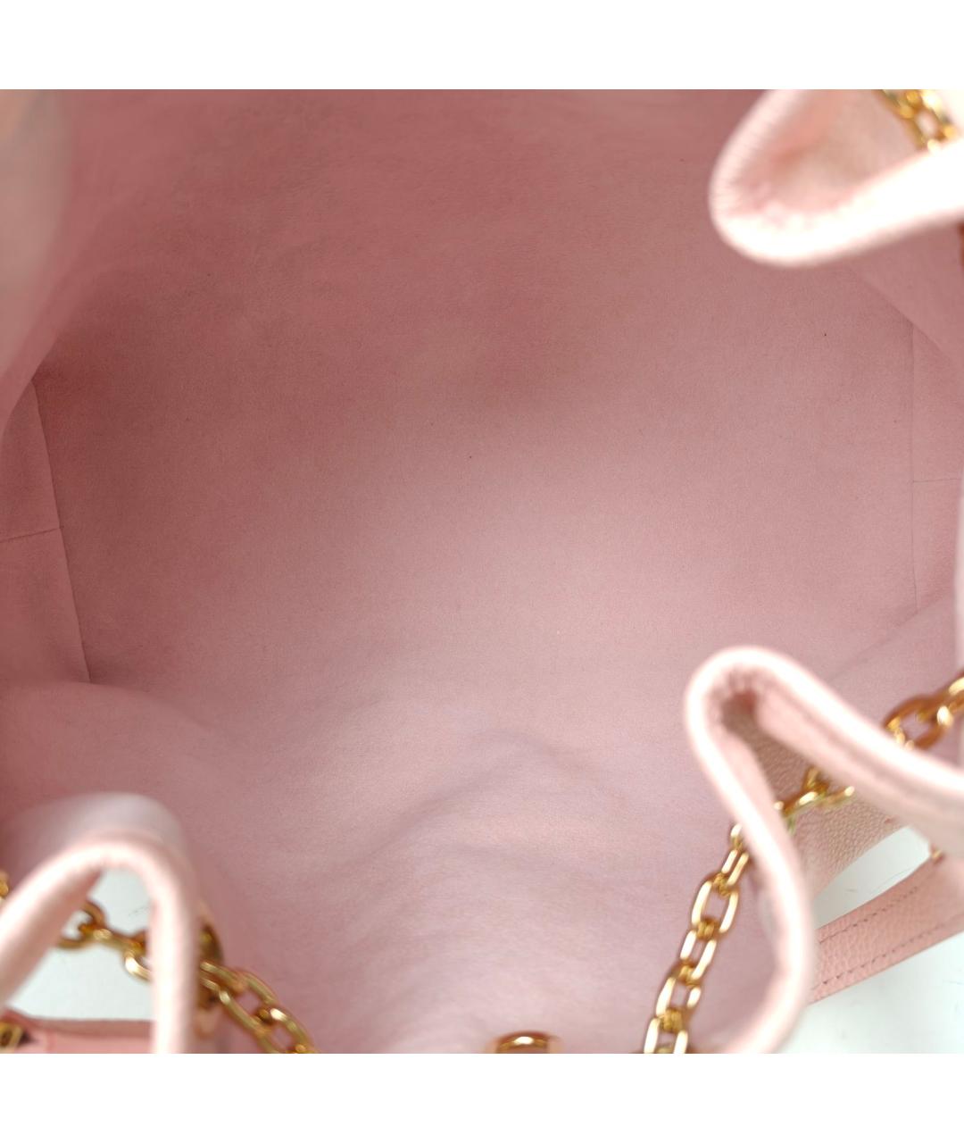 LOUIS VUITTON Розовая кожаная сумка через плечо, фото 7