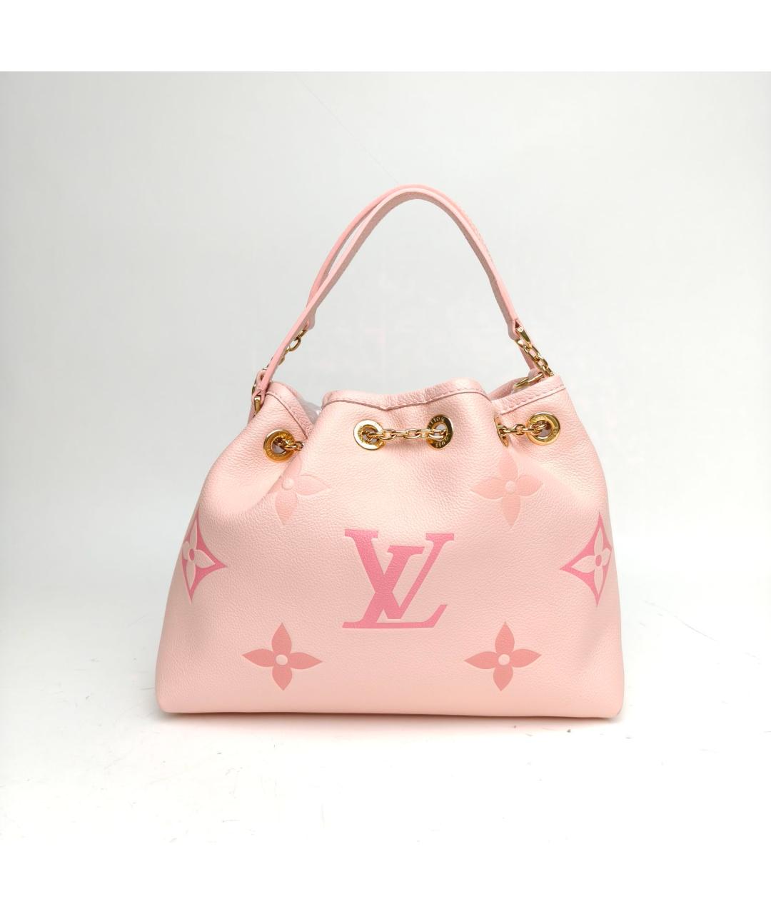 LOUIS VUITTON Розовая кожаная сумка через плечо, фото 4
