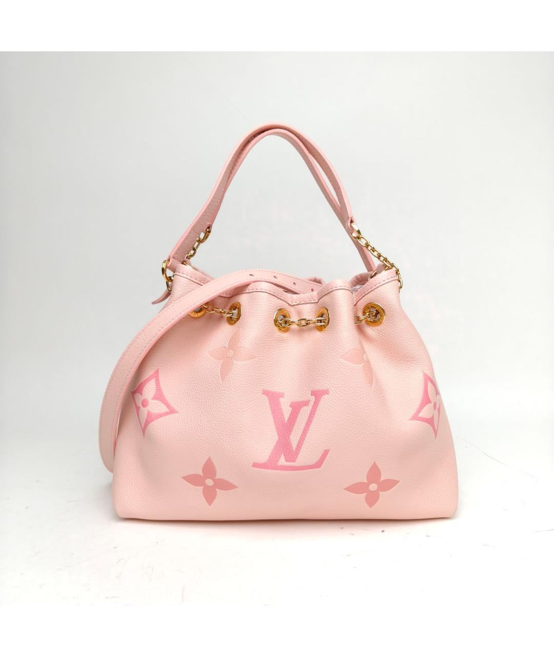 LOUIS VUITTON Розовая кожаная сумка через плечо, фото 2