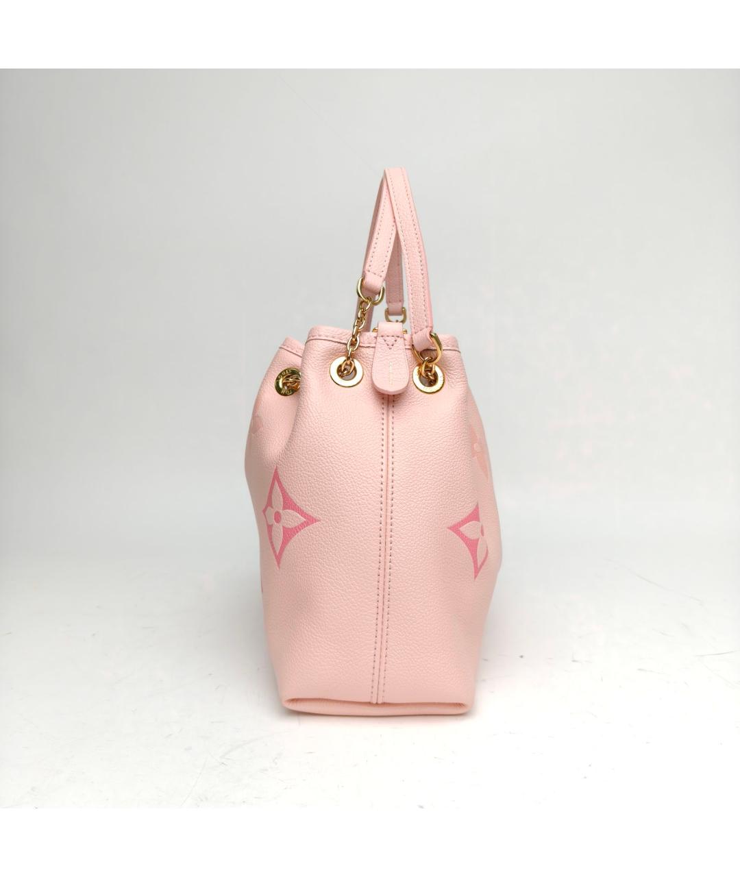 LOUIS VUITTON Розовая кожаная сумка через плечо, фото 3