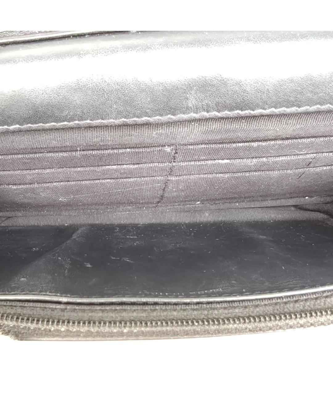 CHANEL Черная кожаная сумка через плечо, фото 8