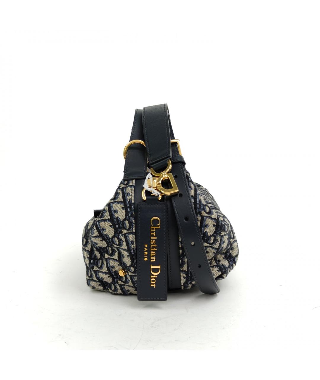 CHRISTIAN DIOR Темно-синяя сумка через плечо, фото 3