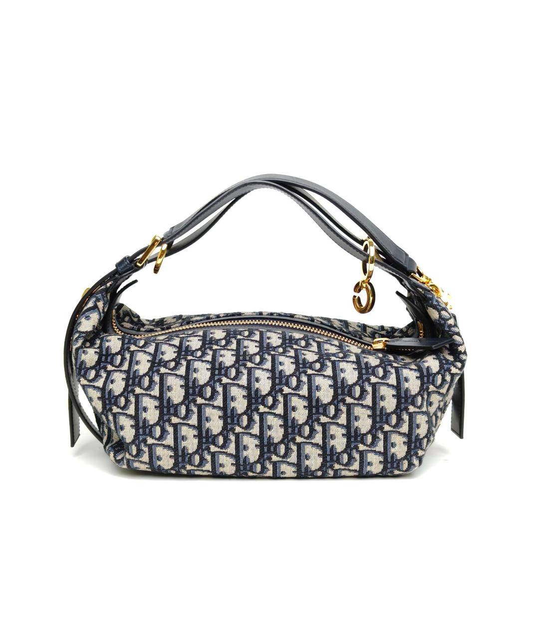 CHRISTIAN DIOR Темно-синяя сумка через плечо, фото 2