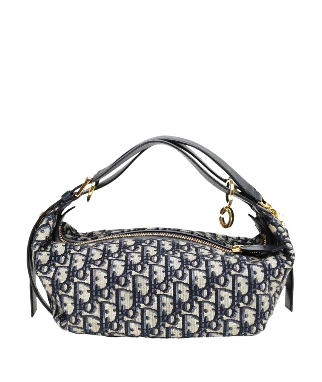 CHRISTIAN DIOR Темно-синяя сумка через плечо, фото 1