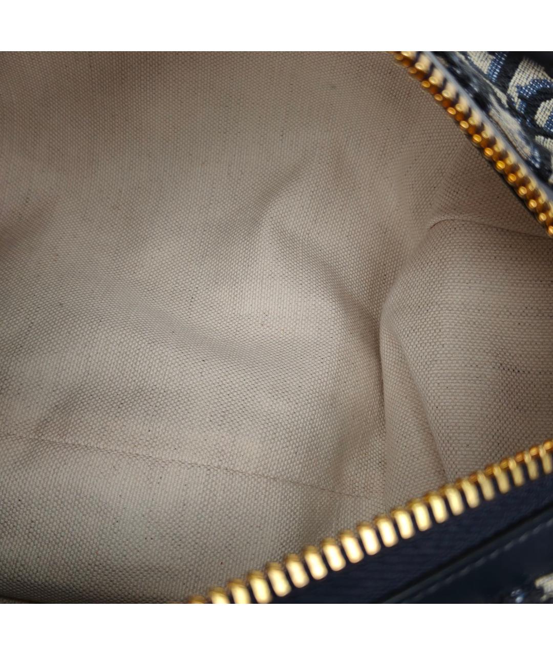 CHRISTIAN DIOR Темно-синяя сумка через плечо, фото 8