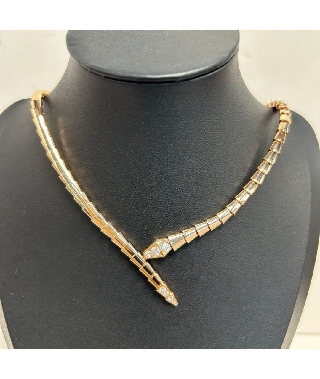 BVLGARI Золотое колье из розового золота, фото 7