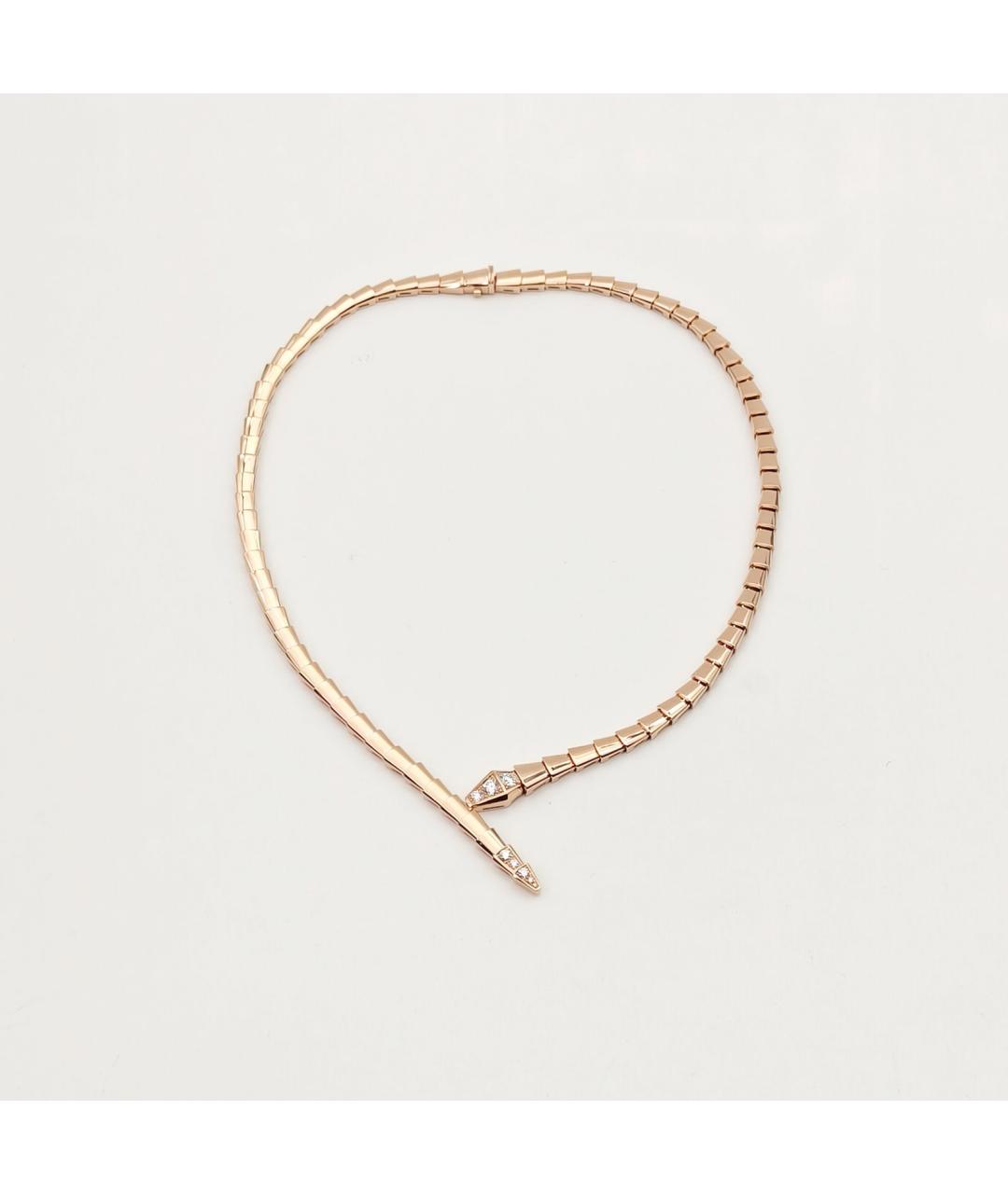 BVLGARI Золотое колье из розового золота, фото 6