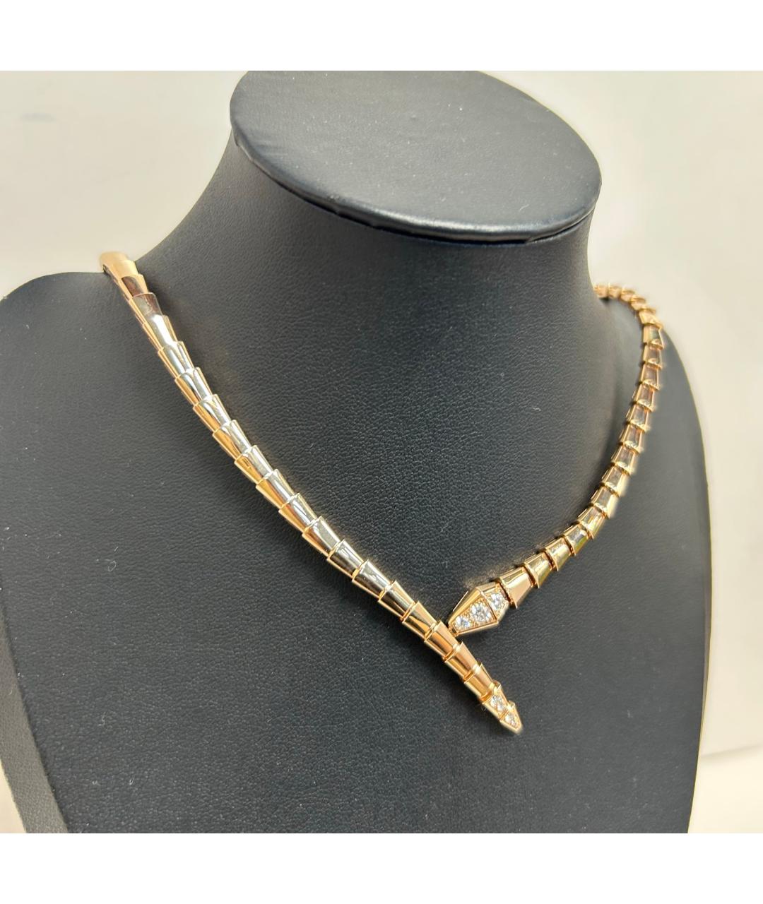 BVLGARI Золотое колье из розового золота, фото 8