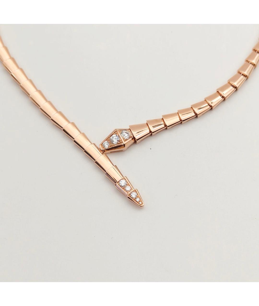 BVLGARI Золотое колье из розового золота, фото 3