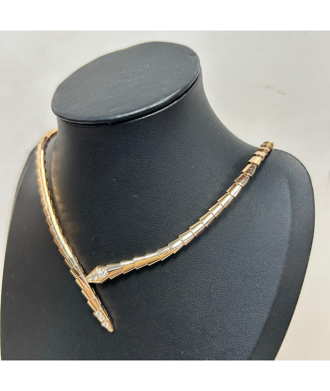 BVLGARI Золотое колье из розового золота, фото 9