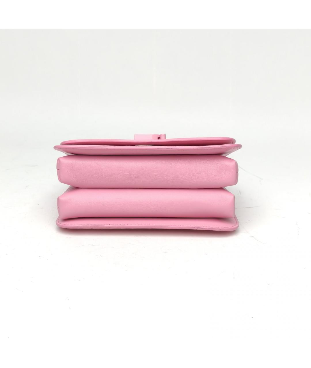 BALENCIAGA Розовая кожаная сумка через плечо, фото 6