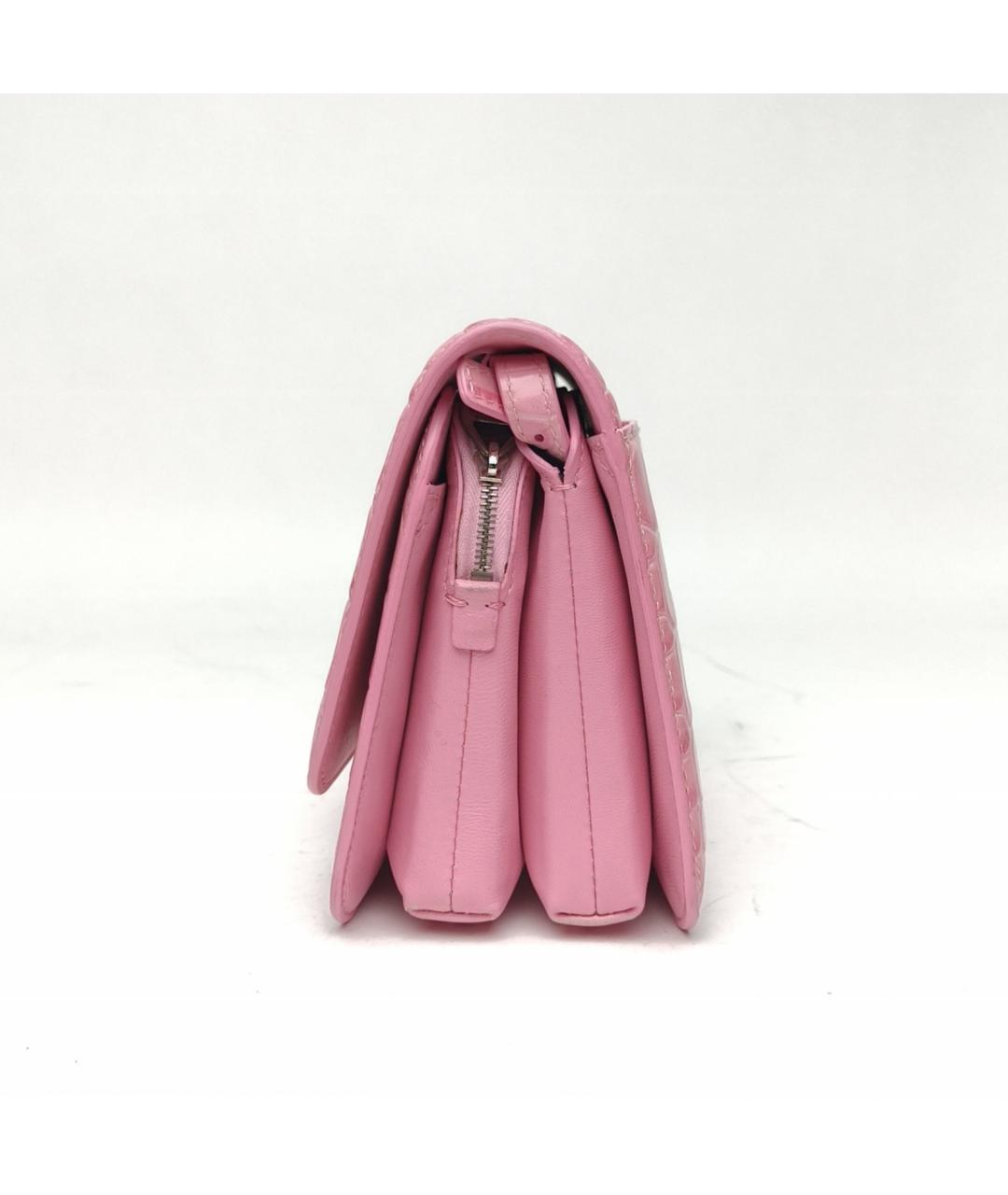 BALENCIAGA Розовая кожаная сумка через плечо, фото 3