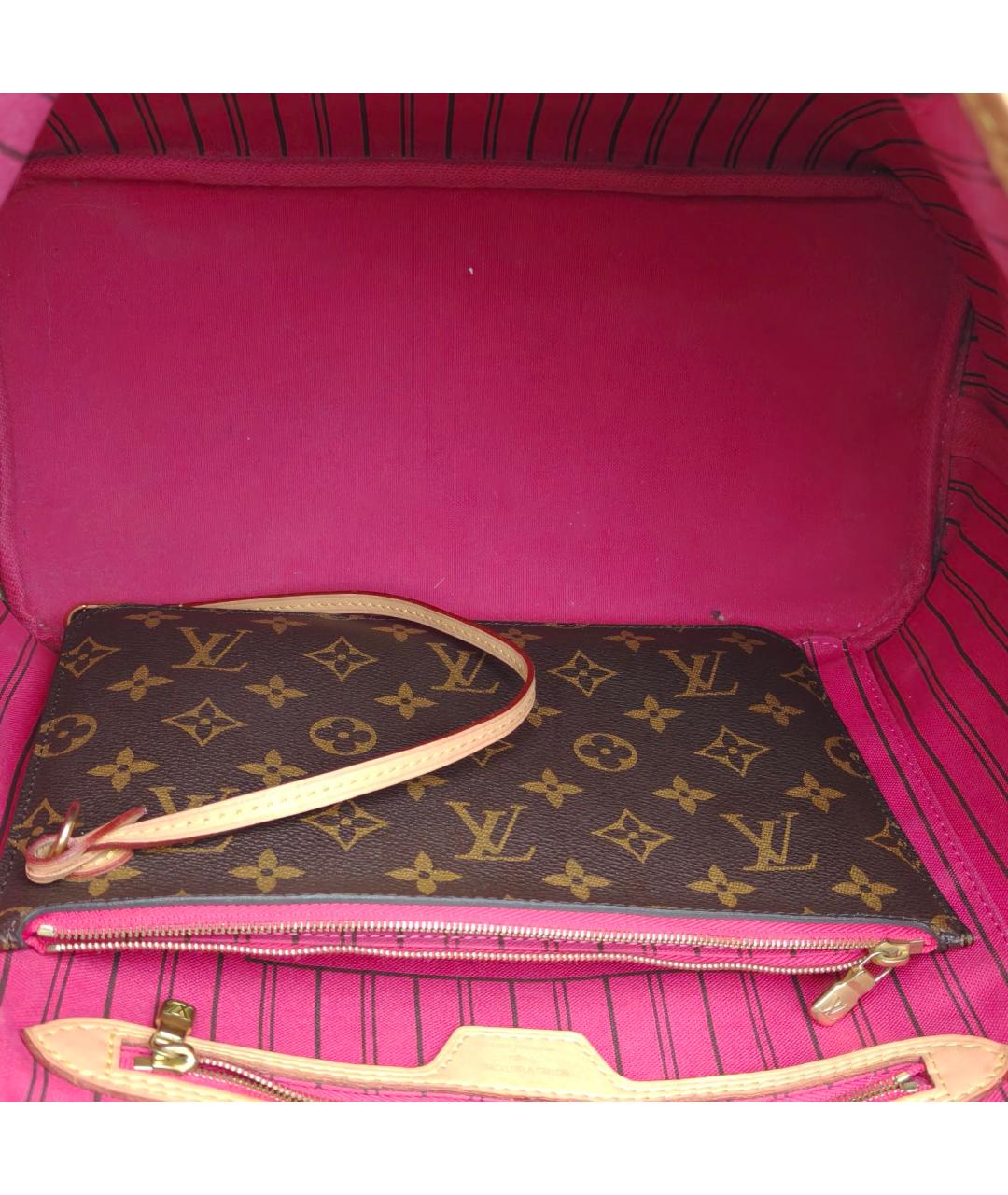 LOUIS VUITTON Коричневая сумка через плечо, фото 7