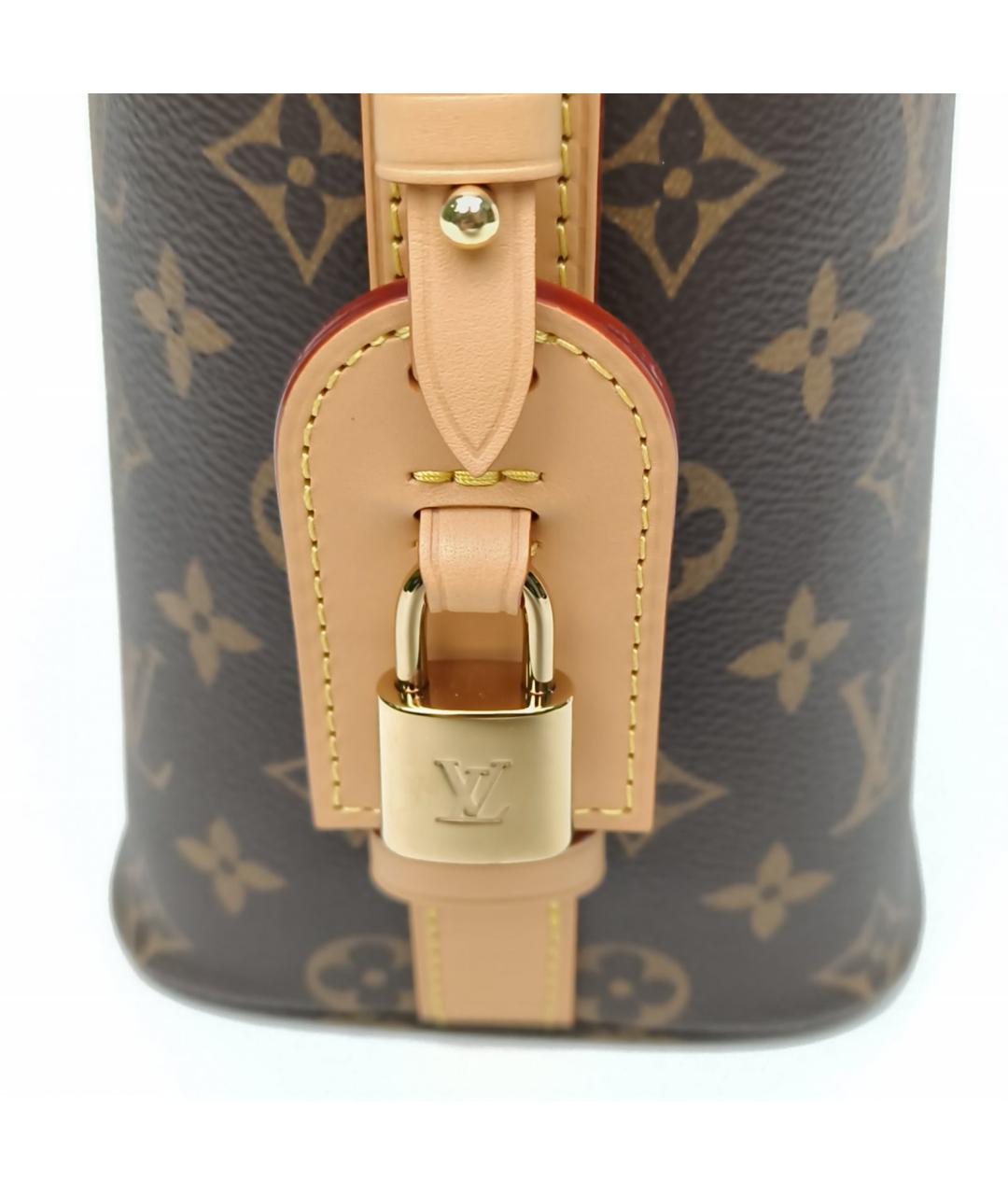 LOUIS VUITTON Коричневая сумка через плечо, фото 7