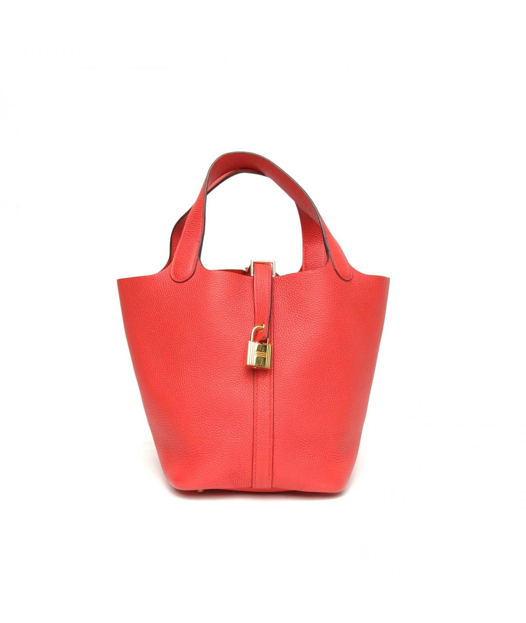 HERMES Красная кожаная сумка через плечо, фото 2