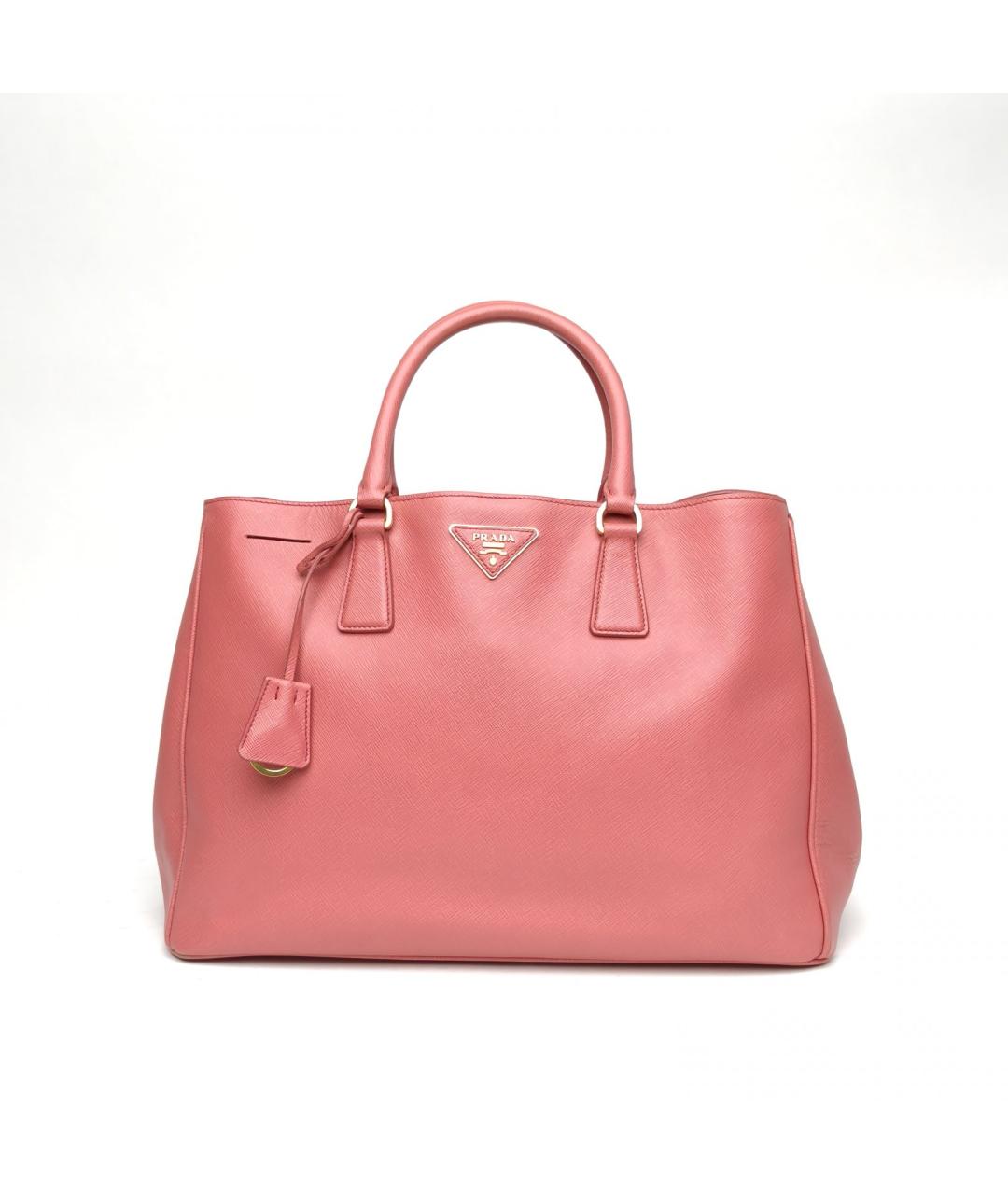 PRADA Коралловая кожаная сумка через плечо, фото 2