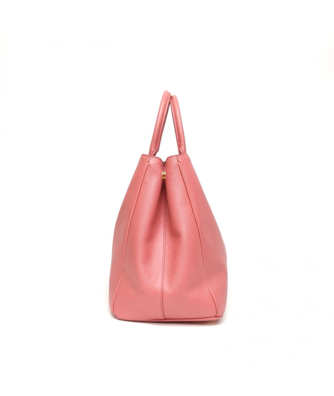 PRADA Коралловая кожаная сумка через плечо, фото 3