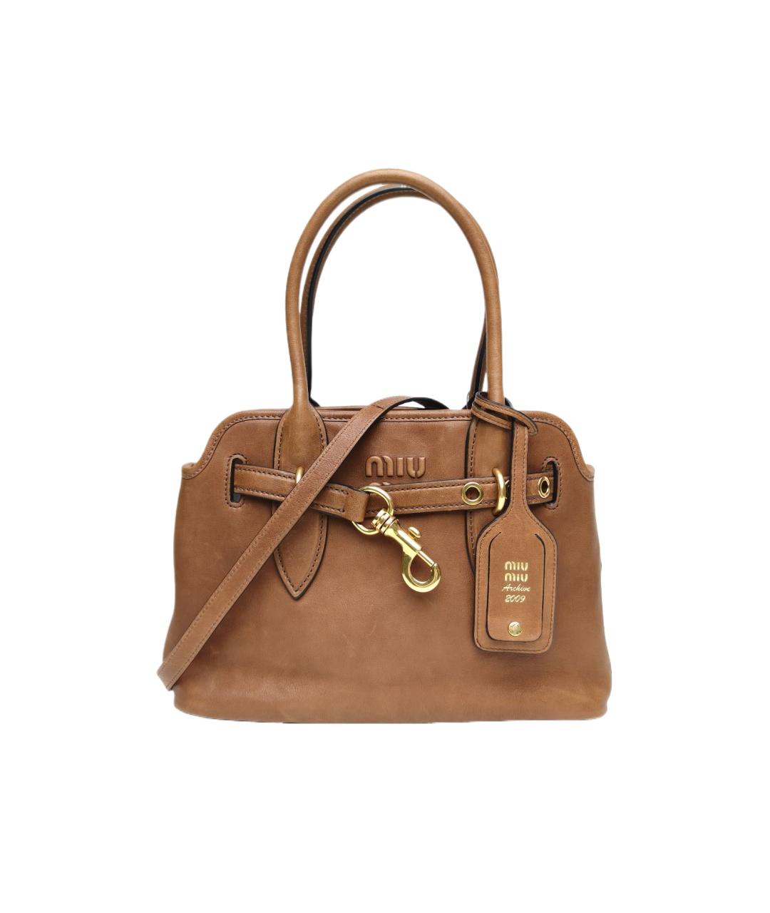 MIU MIU Коричневая замшевая сумка через плечо, фото 10