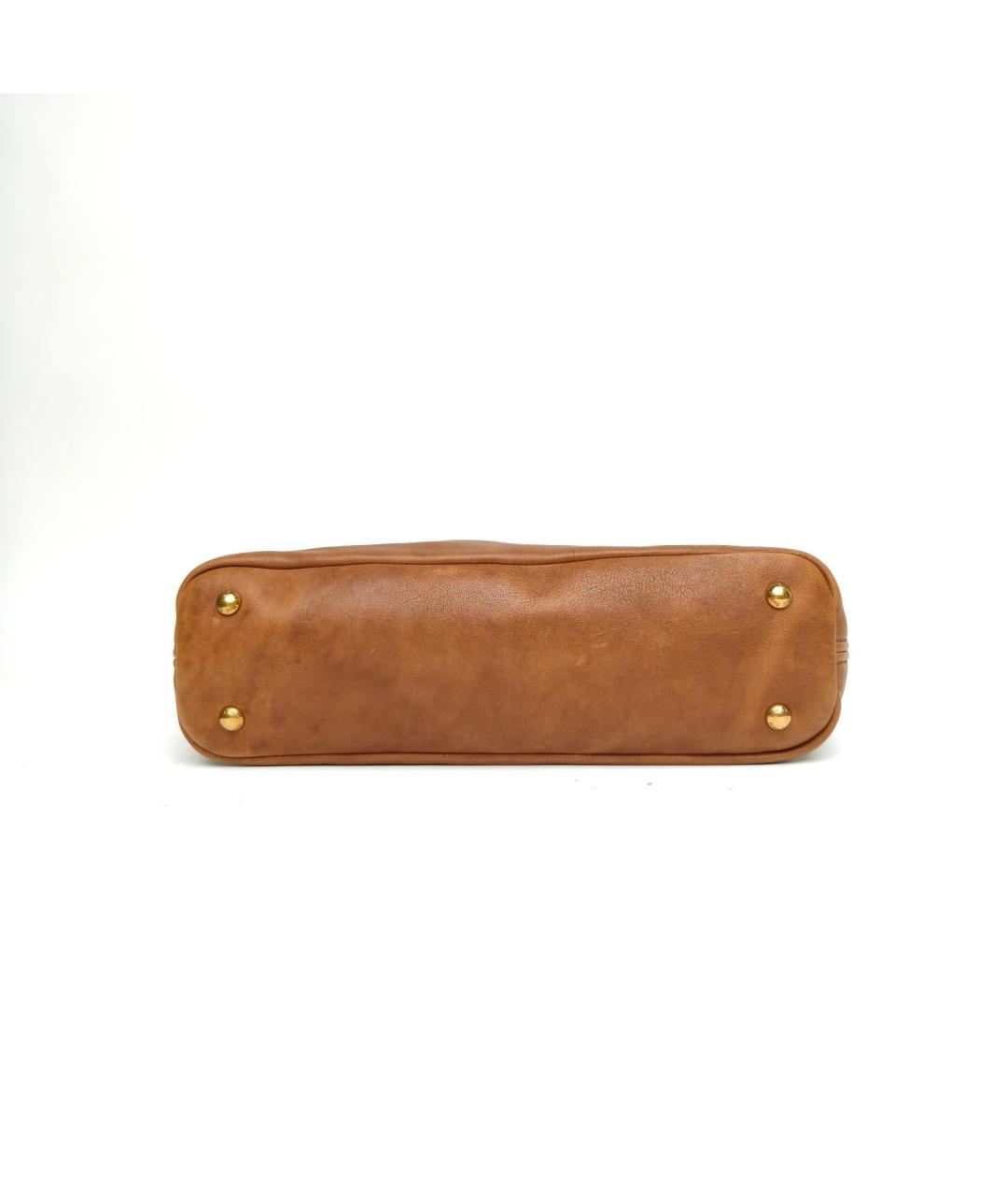 MIU MIU Коричневая замшевая сумка через плечо, фото 6