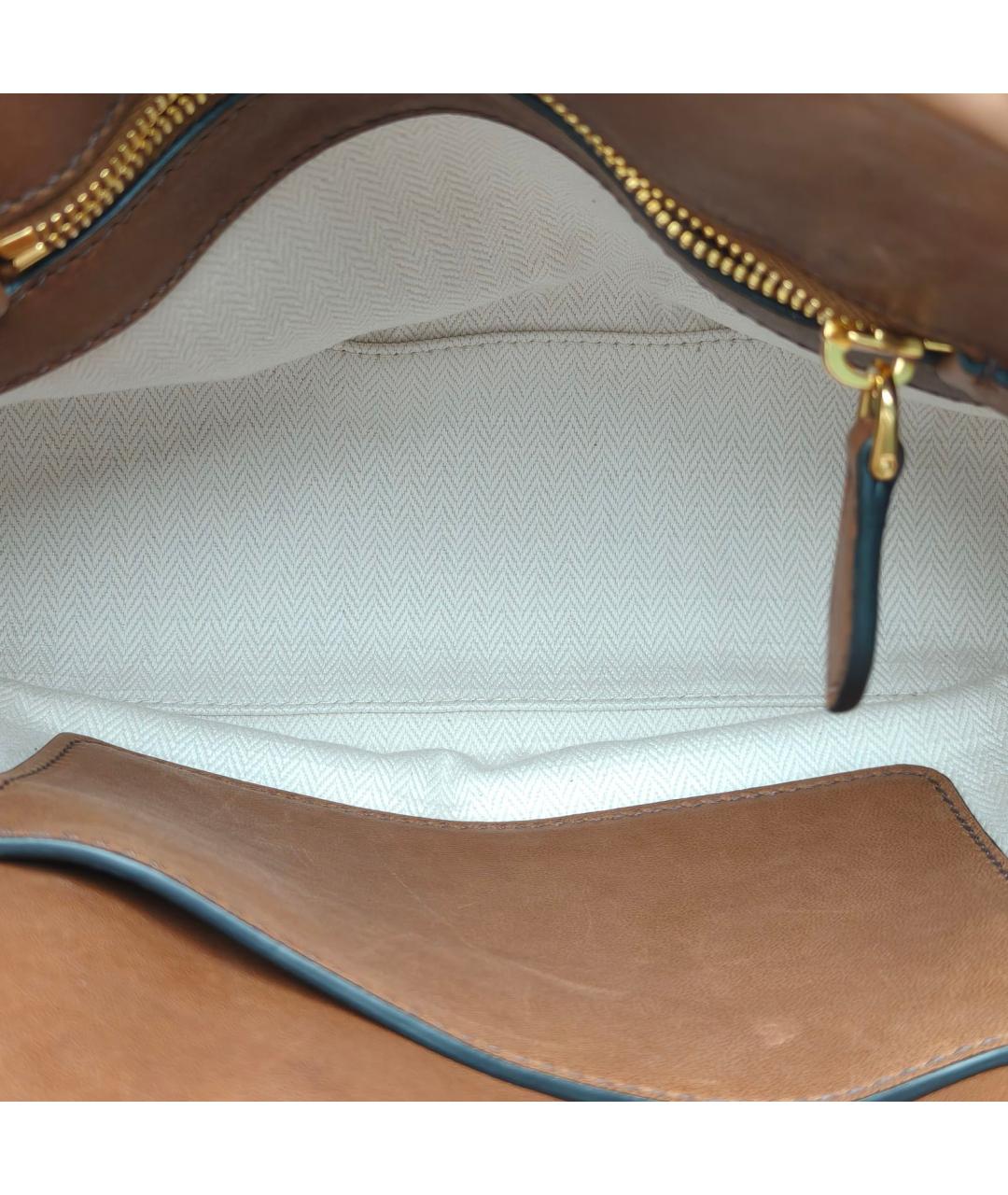 MIU MIU Коричневая замшевая сумка через плечо, фото 8