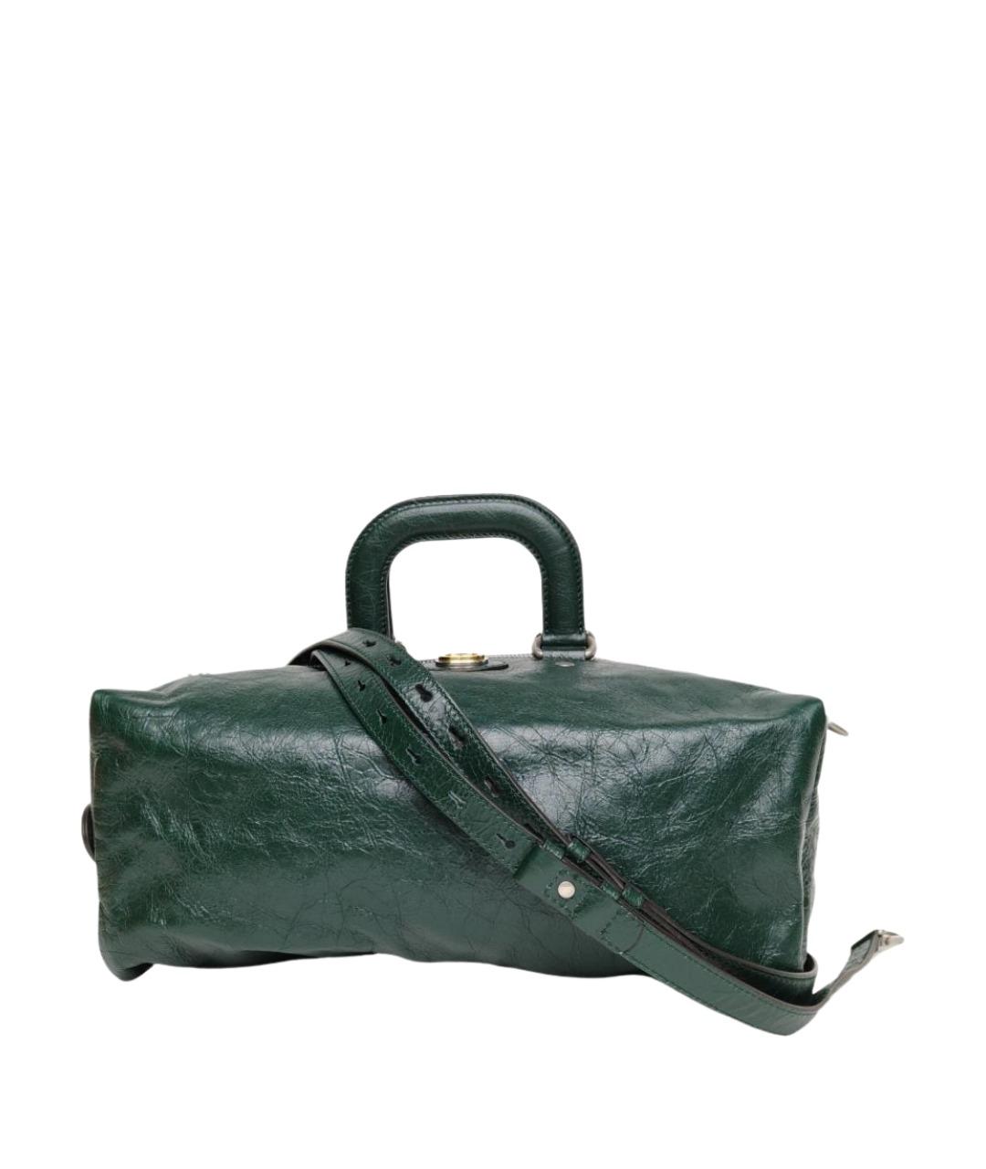 GUCCI Зеленая кожаная сумка через плечо, фото 1