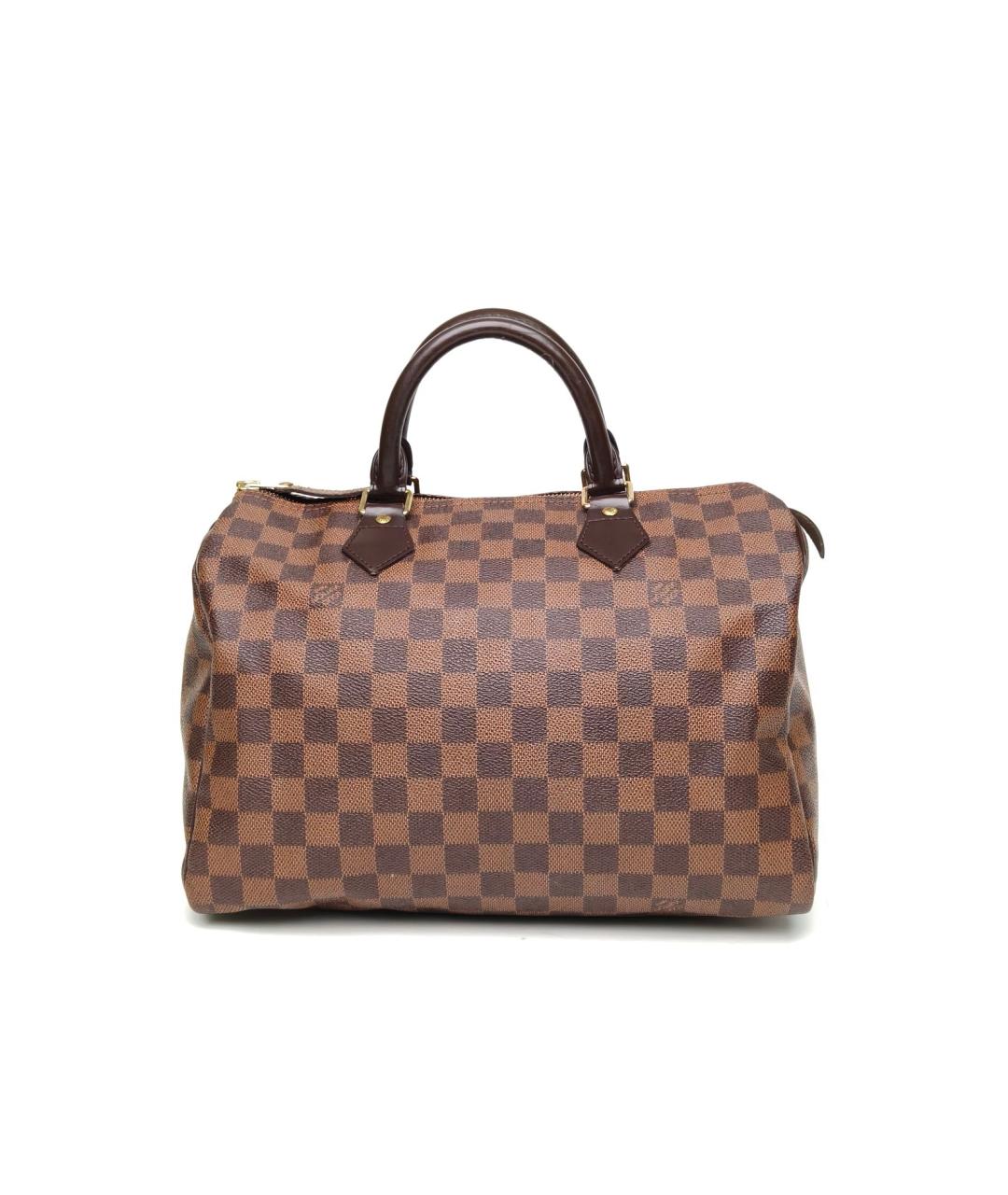 LOUIS VUITTON Коричневая сумка с короткими ручками, фото 4