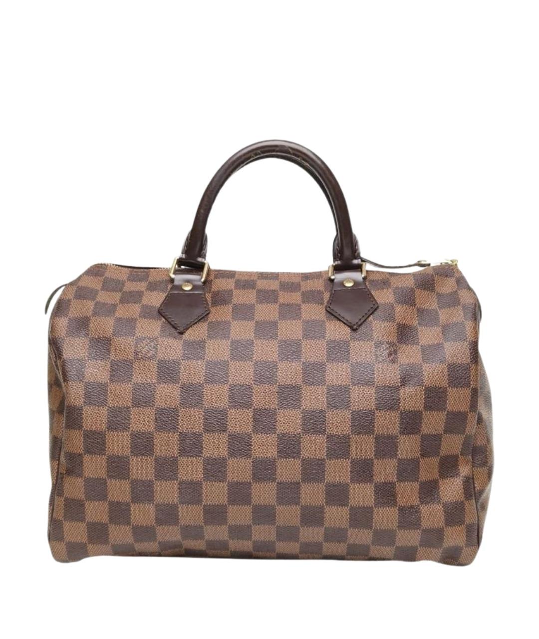 LOUIS VUITTON Коричневая сумка с короткими ручками, фото 1