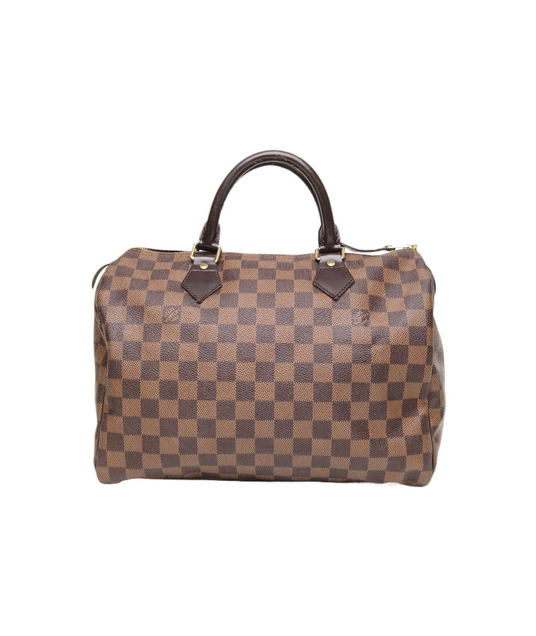 LOUIS VUITTON Коричневая сумка с короткими ручками, фото 9