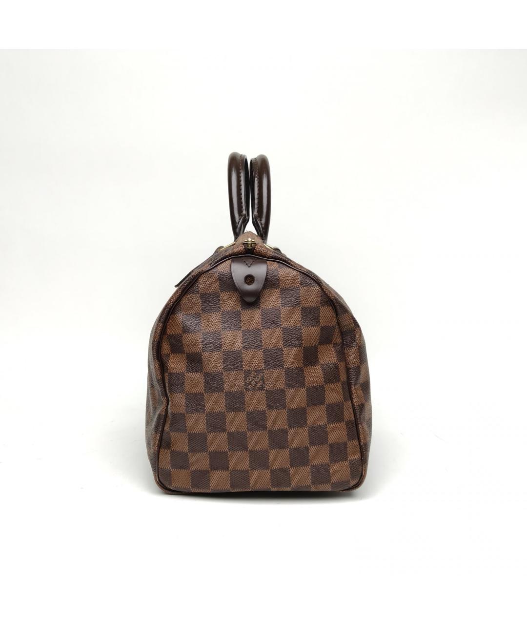 LOUIS VUITTON Коричневая сумка с короткими ручками, фото 3