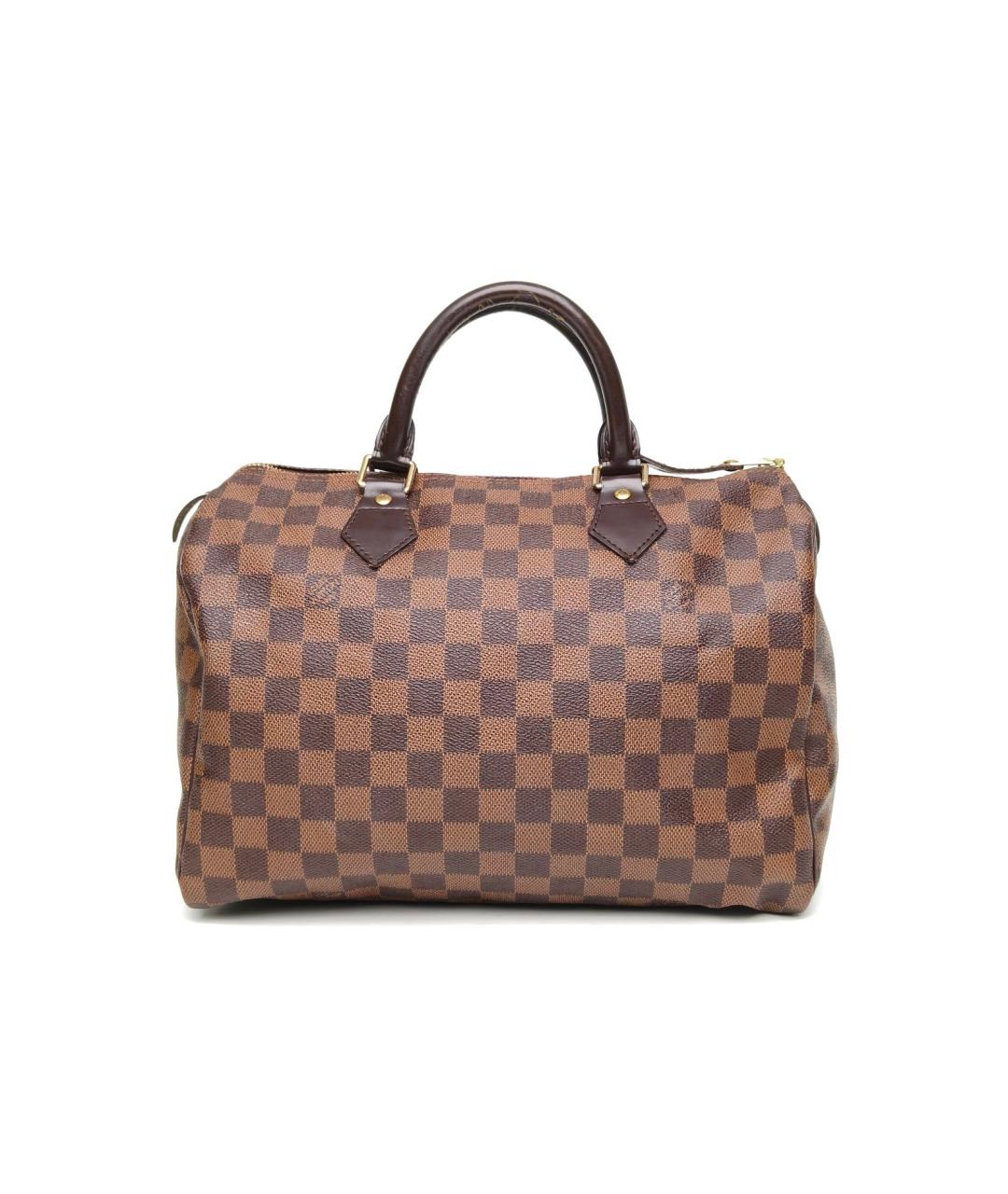 LOUIS VUITTON Коричневая сумка с короткими ручками, фото 2