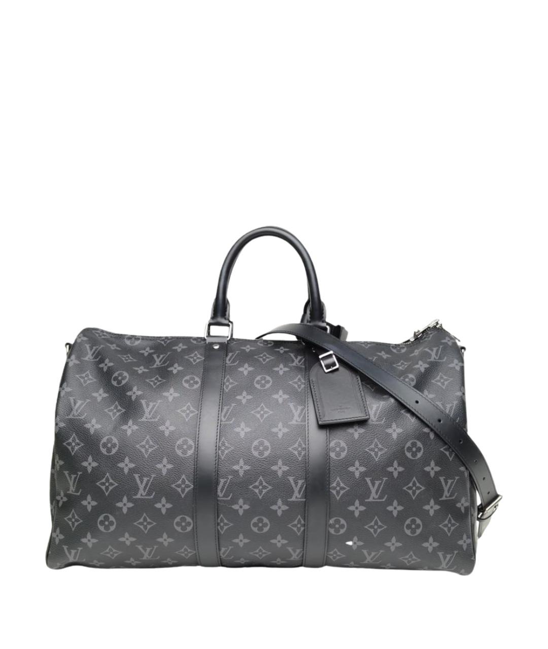 LOUIS VUITTON Черная дорожная/спортивная сумка, фото 1