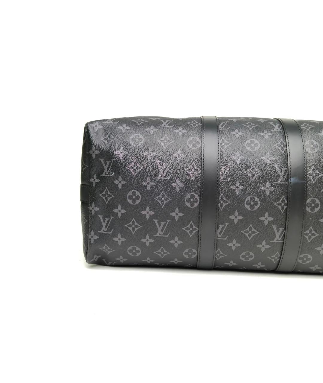 LOUIS VUITTON Черная дорожная/спортивная сумка, фото 6