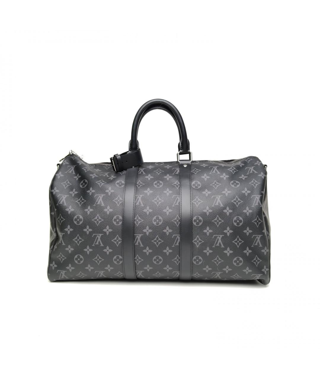 LOUIS VUITTON Черная дорожная/спортивная сумка, фото 4